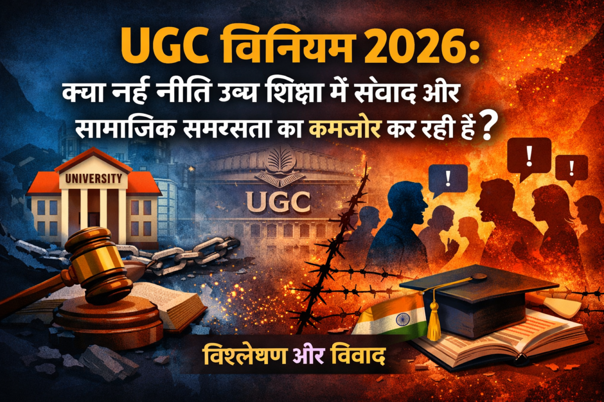 UGC विनियम 2026 का विश्लेषण: संवादात्मकता व सामाजिक समरसता बनाम यूजीसी